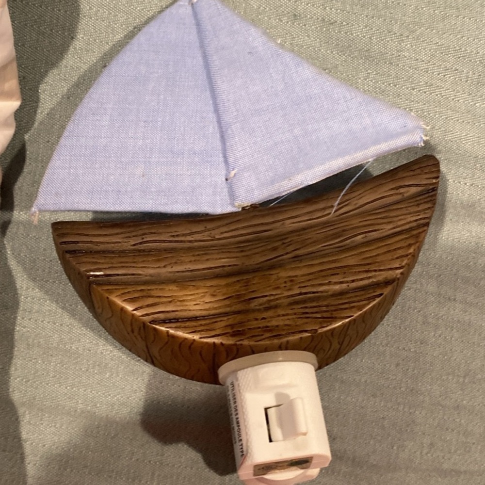Wooden Sailboat Night Light